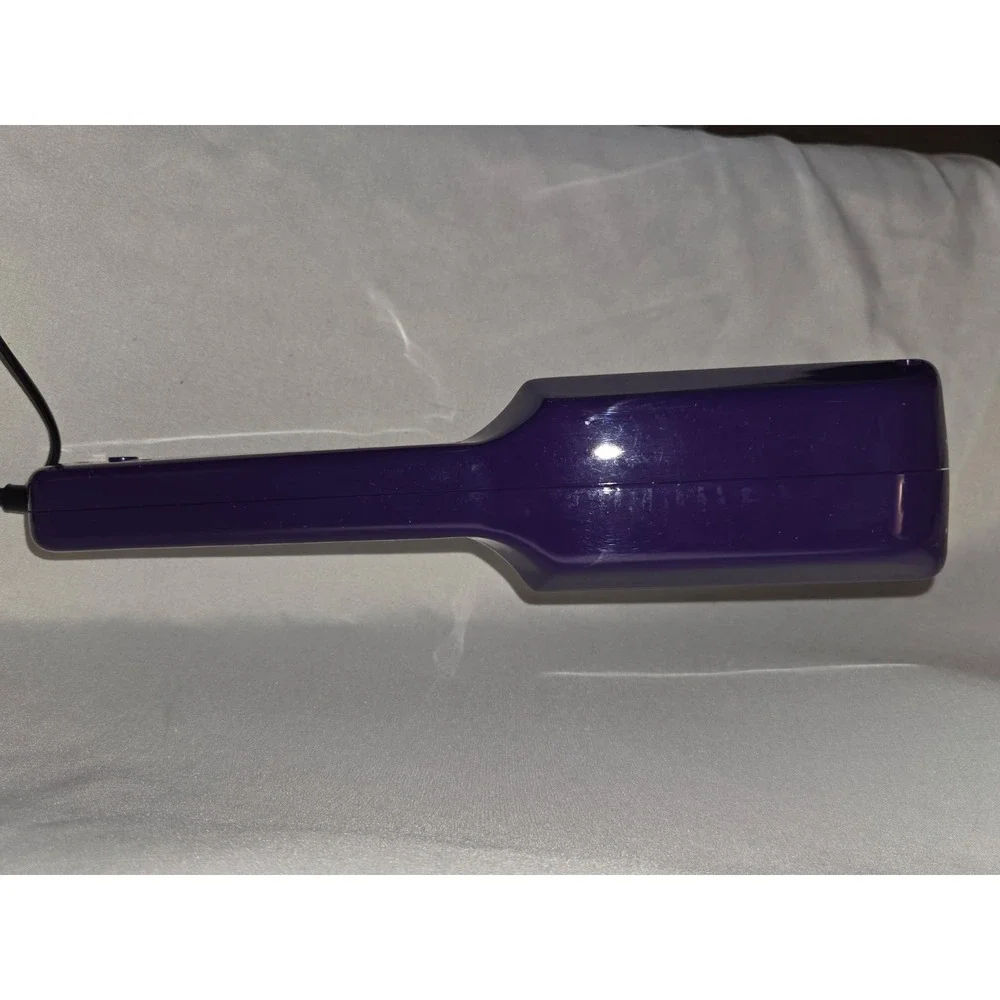 Hair Prints Purple Flat Iron Hair Straightener Kit w/ Book & Glitter Stencils